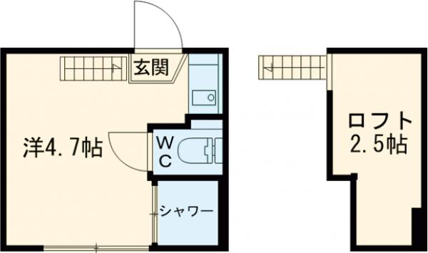 ハイリバー池袋の間取り