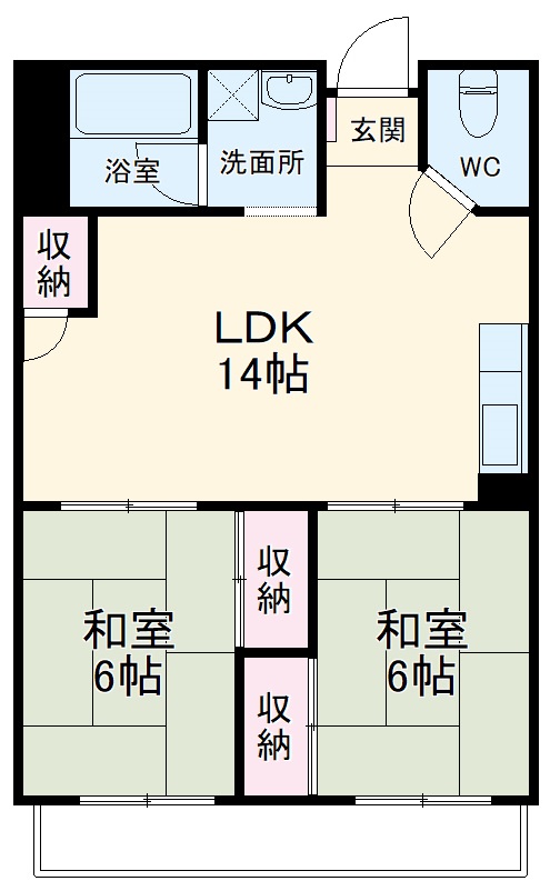 グレイスSONEⅡの間取り