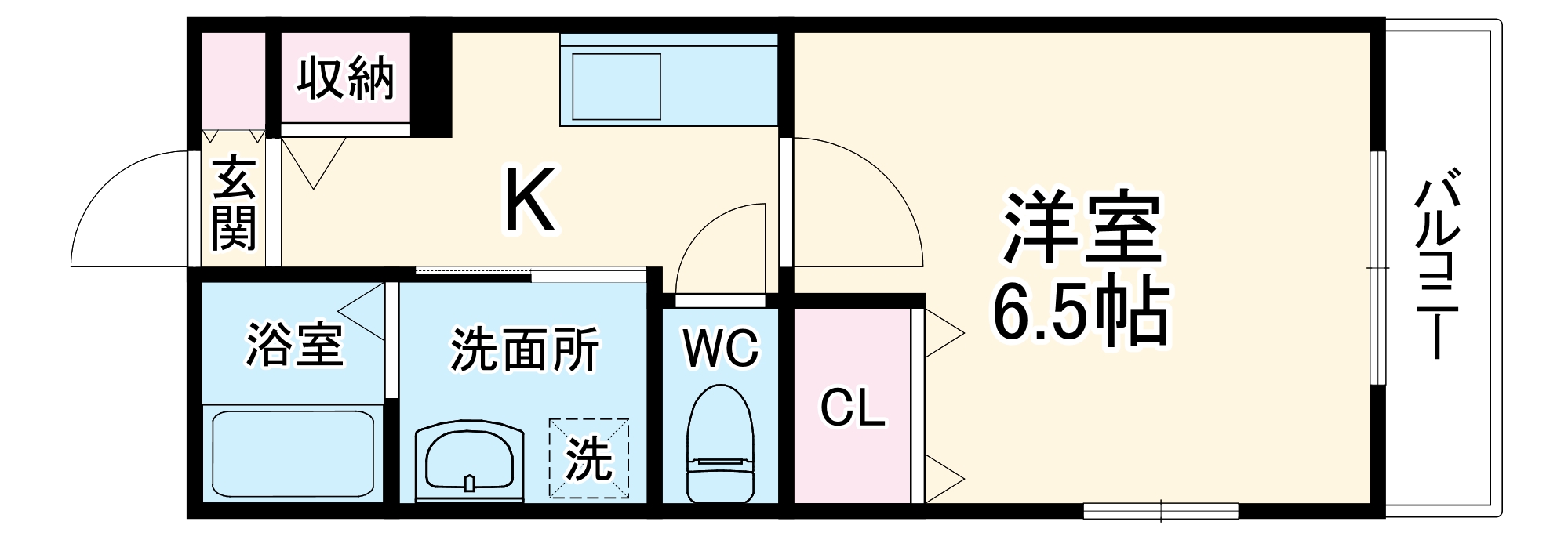 ソラーナメゾン池田天神の間取り