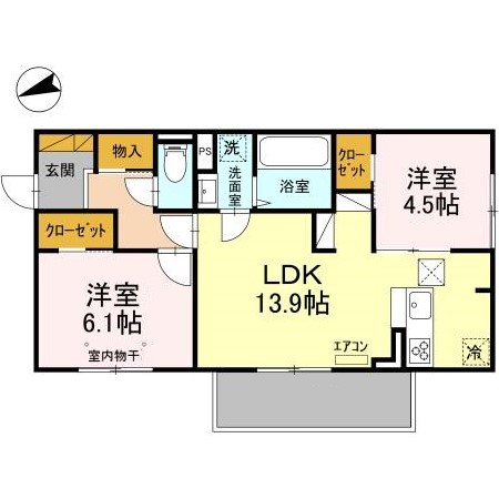 アベニュー Aの間取り