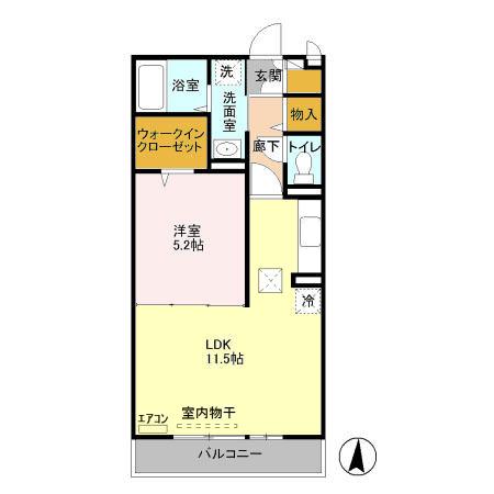 Mヒルズ Bの間取り