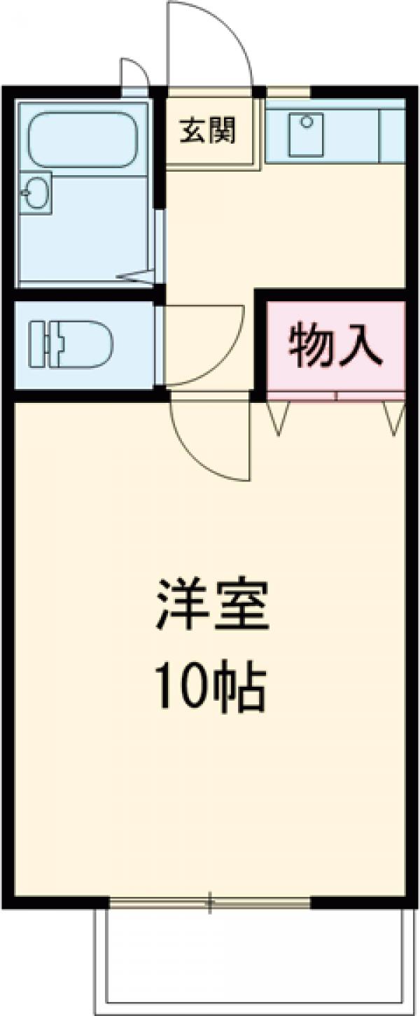 ビーラインイシイDの間取り