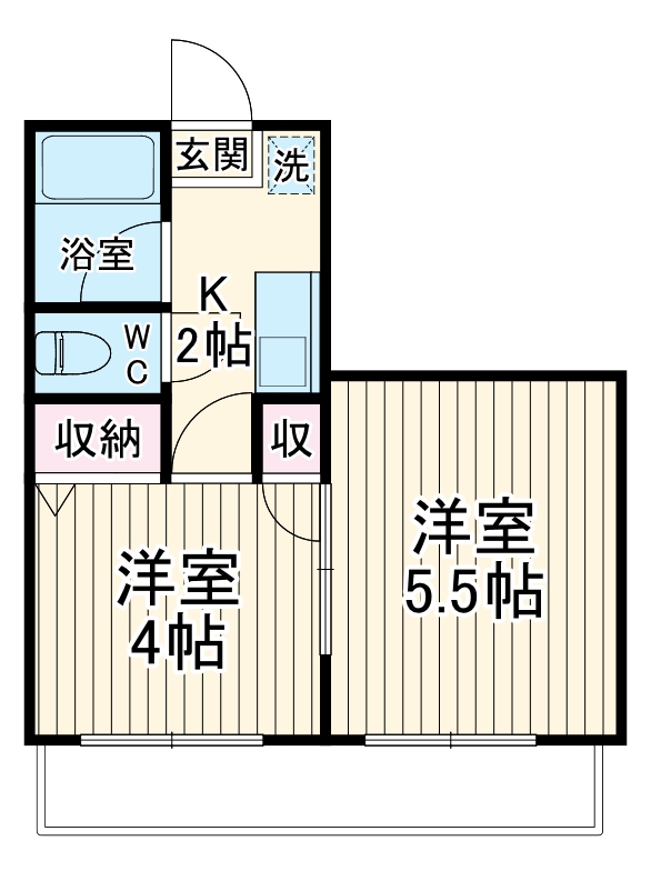 ヴェルディ南林間の間取り