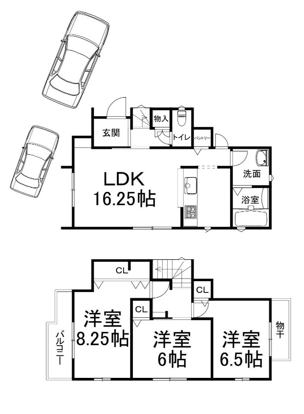 久世大藪町貸家の間取り