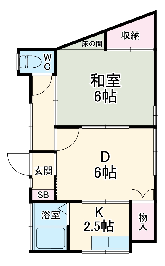 安倍アパートの間取り