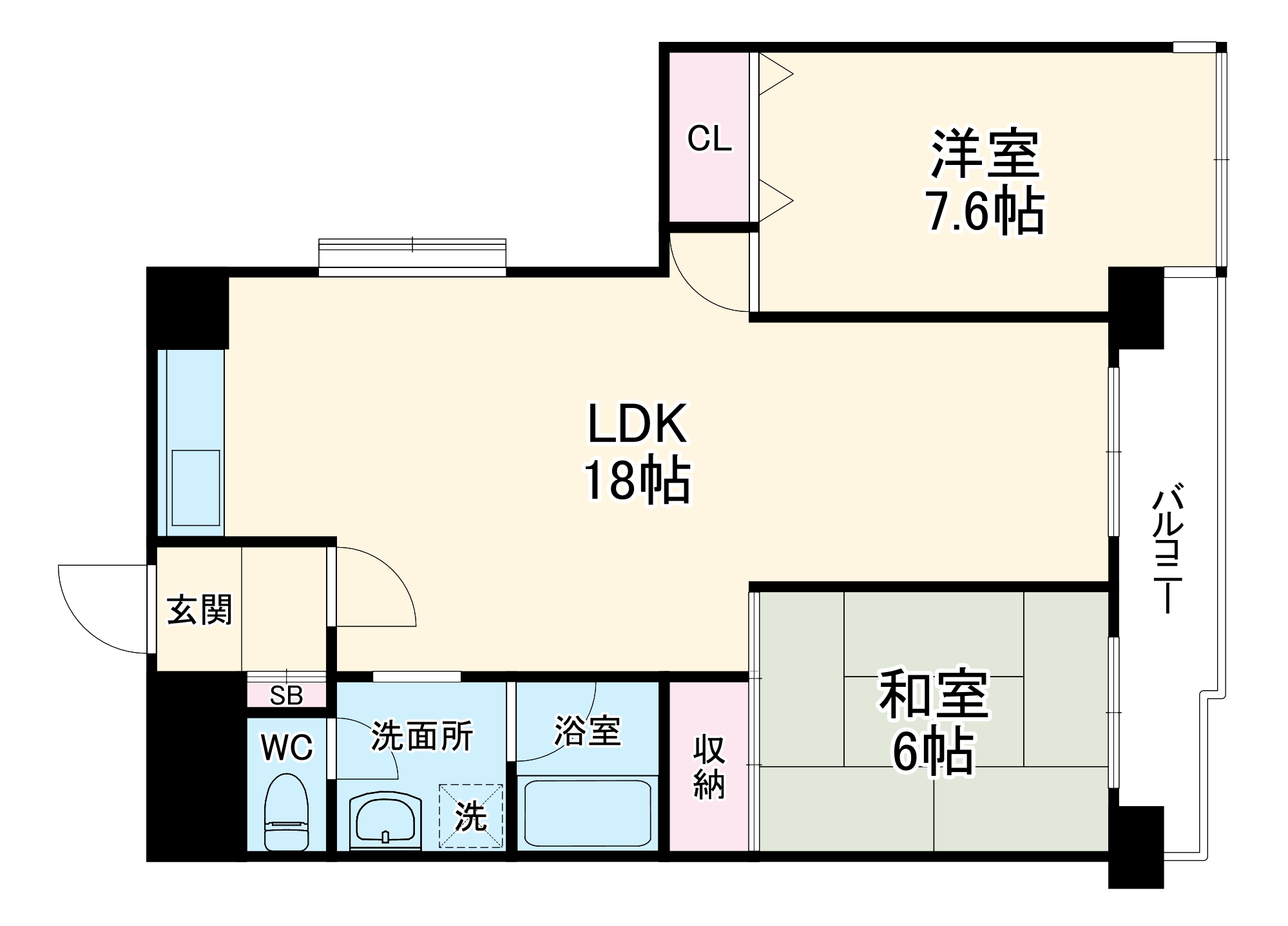 メゾンシャトルの間取り