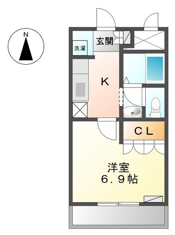 レジデンスCKの間取り
