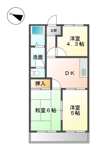 ハウスおおくらの間取り