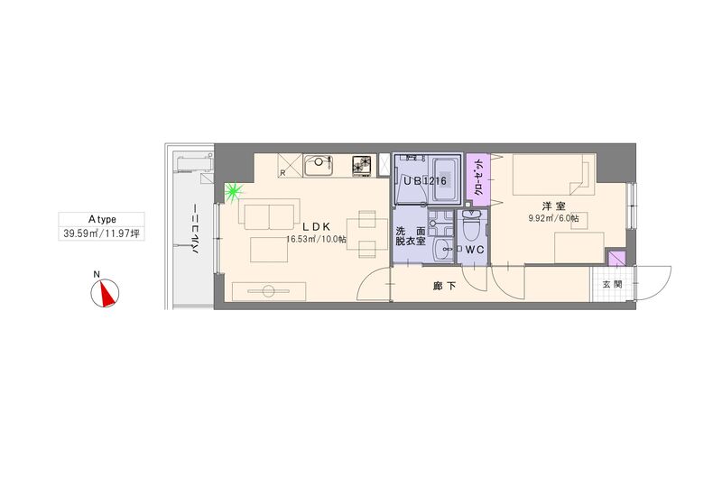 FelizRegalo.Sの間取り