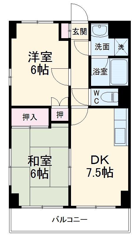 ハイホーム日吉の間取り