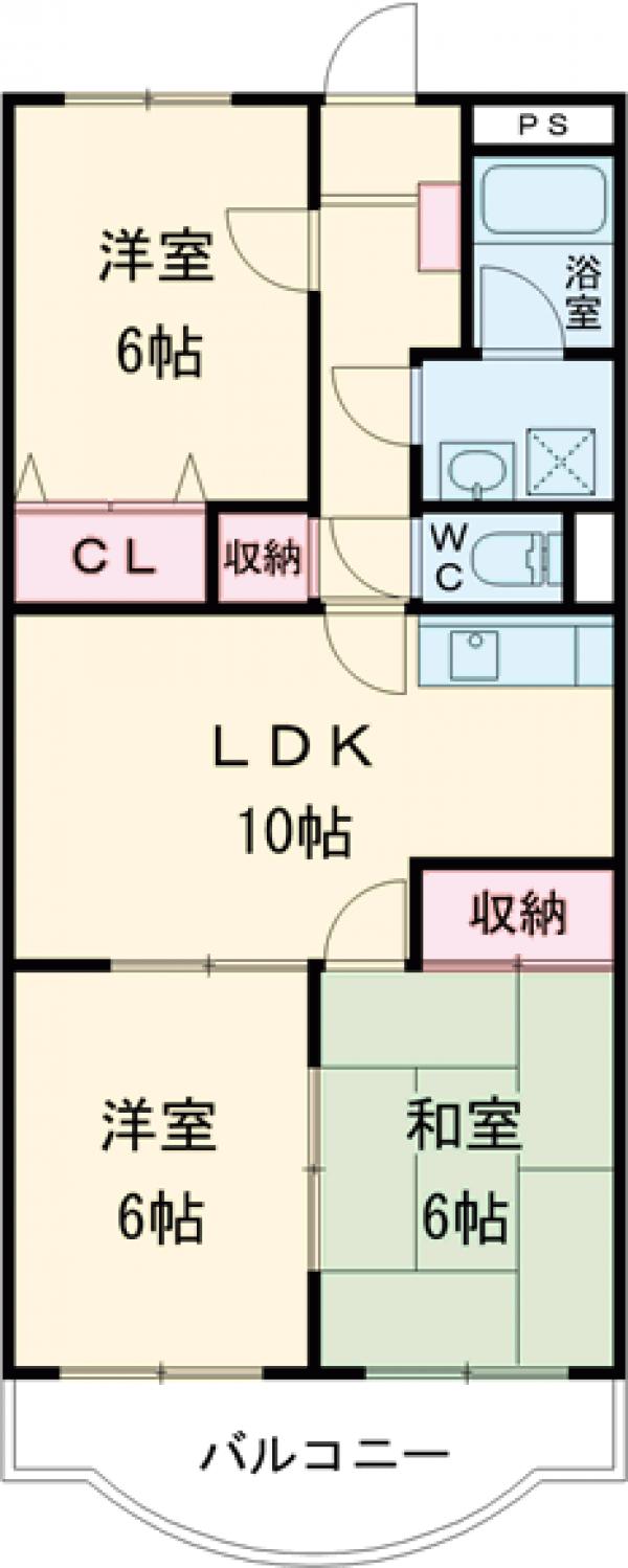 サンライズ田宗の間取り
