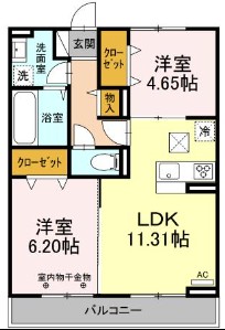 パティオ東尾久の間取り