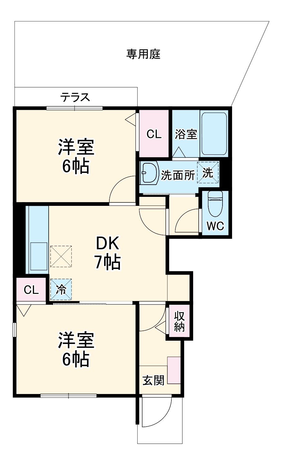 タルタルギーナ弐番館の間取り