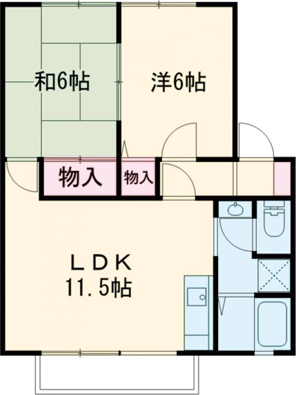 ボンヌシャンスⅠの間取り