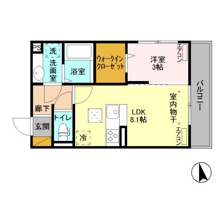 レガーメの間取り