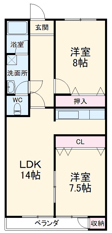 メゾン親名の間取り