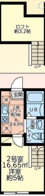南橋本の完工年月(2023年4月)築の賃貸アパートの間取り