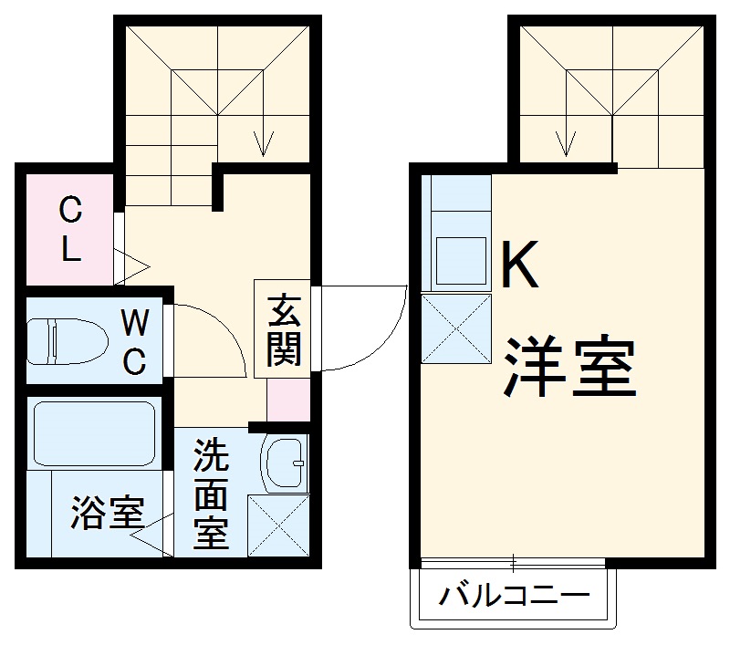 ソレイユ春日部南の間取り