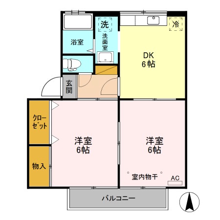 プルニエKの間取り
