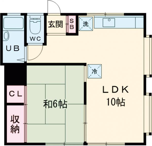 ハウス白石の間取り