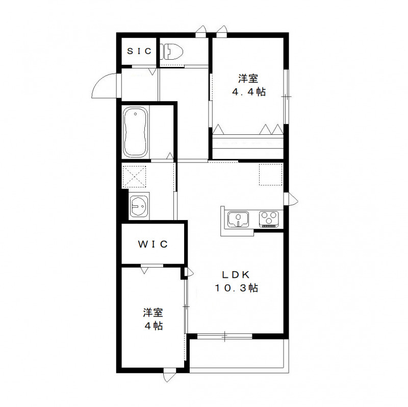 エリーナ イーストの間取り