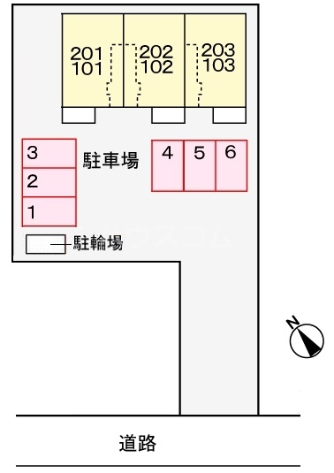 2/8 駐車場