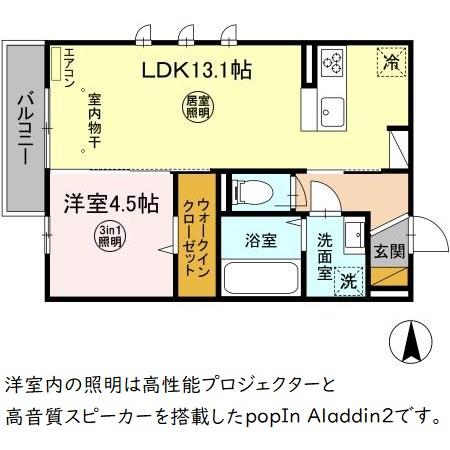 Dーroom御茶園の間取り