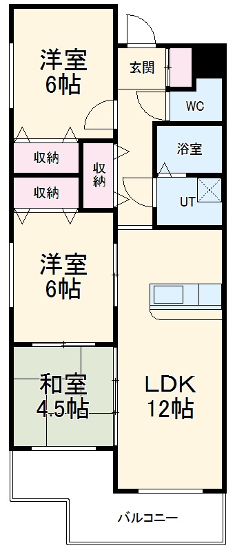 サン ファミールの間取り