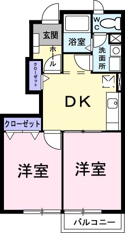エトワールAの間取り