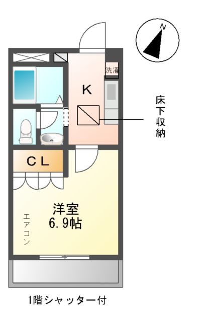パークサイド武蔵塚の間取り