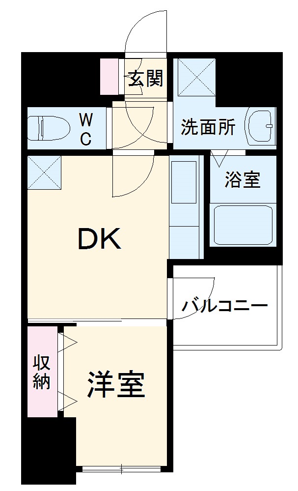 プレサンス今池駅前フェルディノの間取り