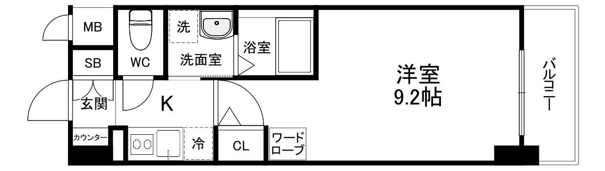 セイワパレス深江南の間取り