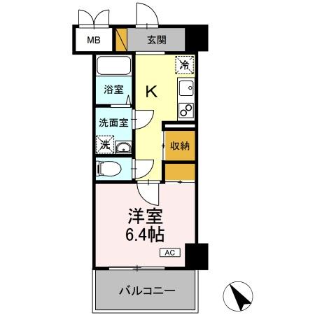 ベルフルール弐番館の間取り
