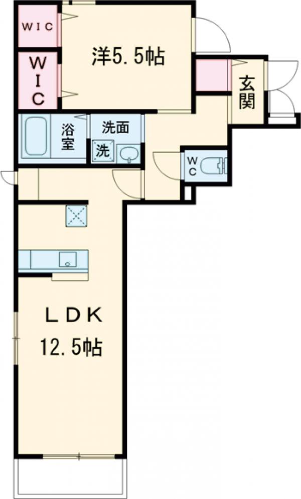 La Fleurの間取り
