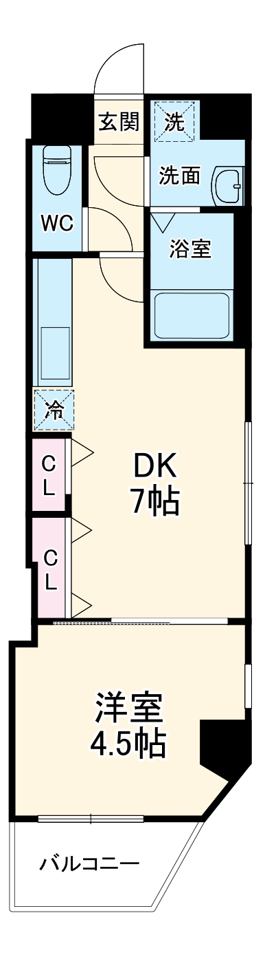 レガーロ西馬橋の間取り