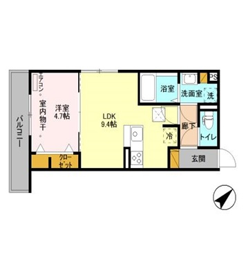 ブラウ天王台の間取り