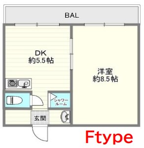 クレイドル江坂の間取り