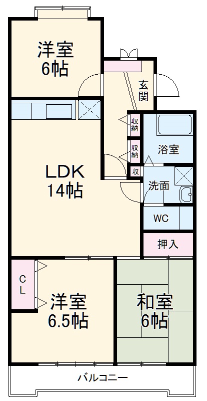 佐伯レジデンスの間取り