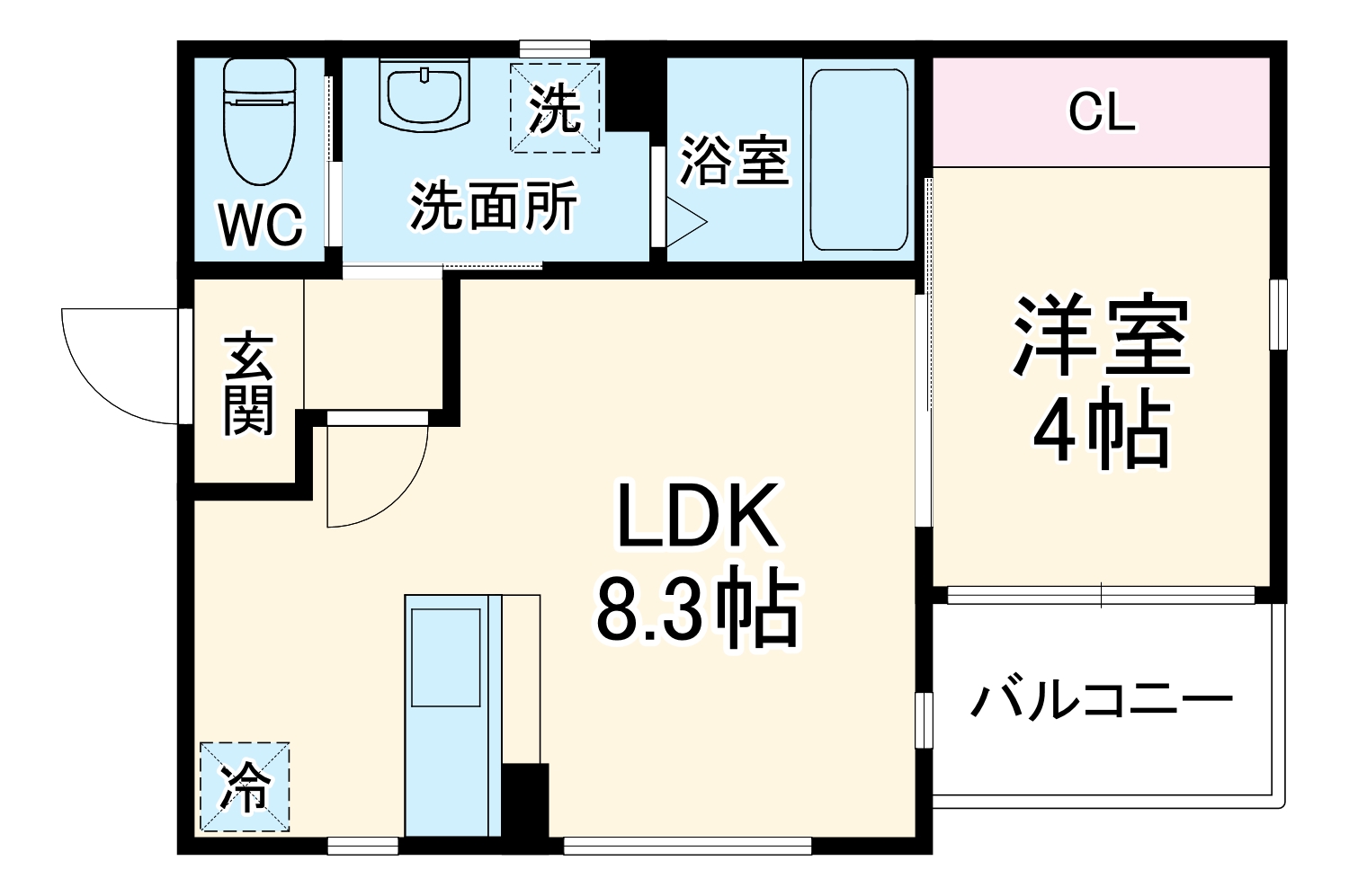 ラメール海山道の間取り