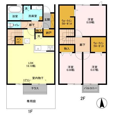 BLESS HOUSE柏西町Bの間取り