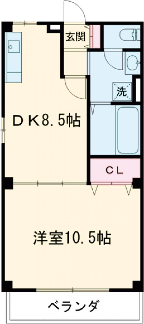 宇都宮グリーンハイツ2の間取り