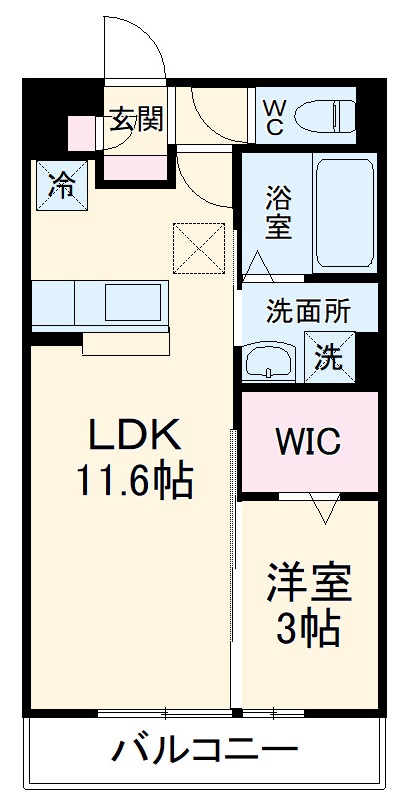 スクエアコートの間取り