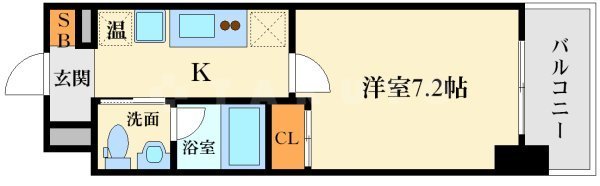 ルナコート江坂の間取り