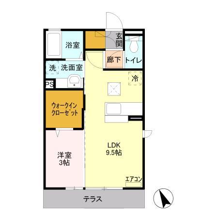 リリーコートの間取り