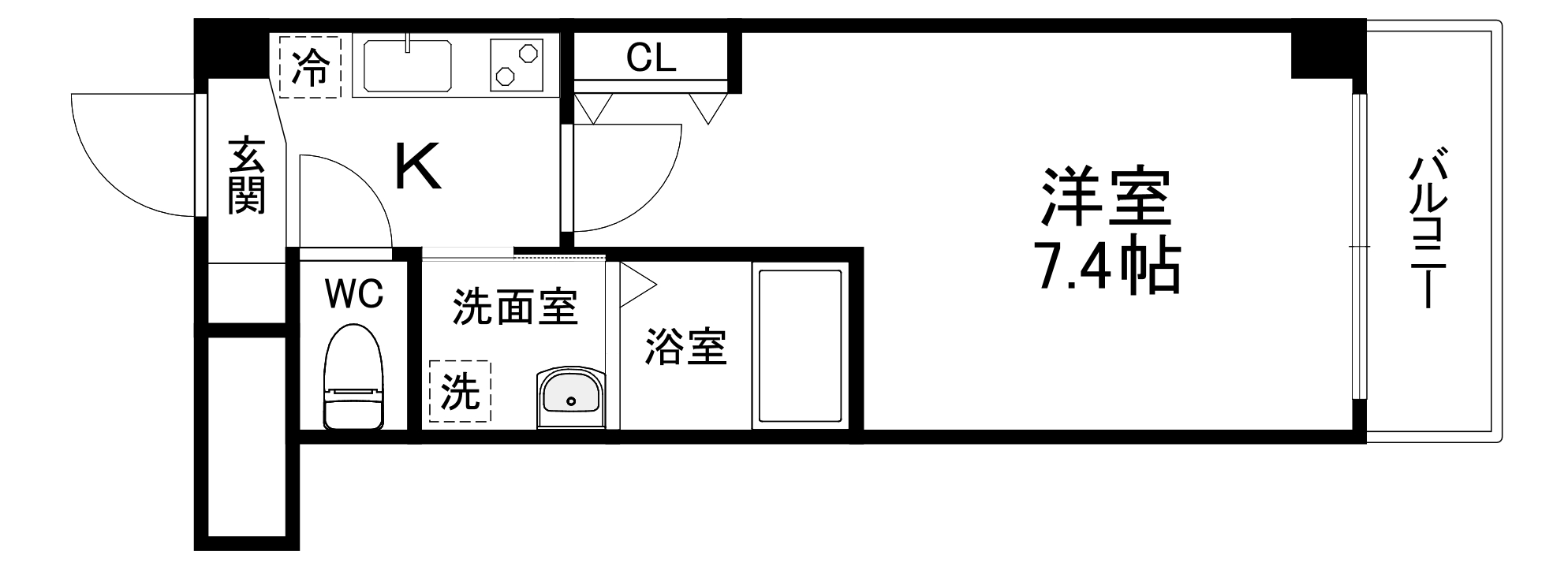 ジェンシア放出の間取り