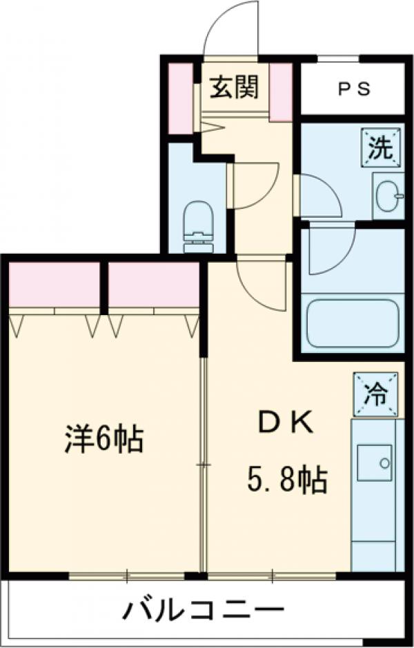 クレーテⅡ篠崎の間取り
