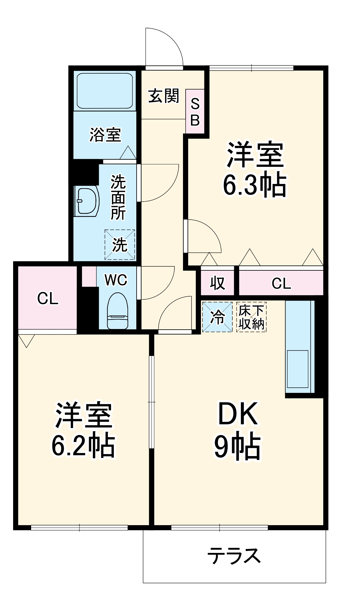 パストラルソフィアの間取り