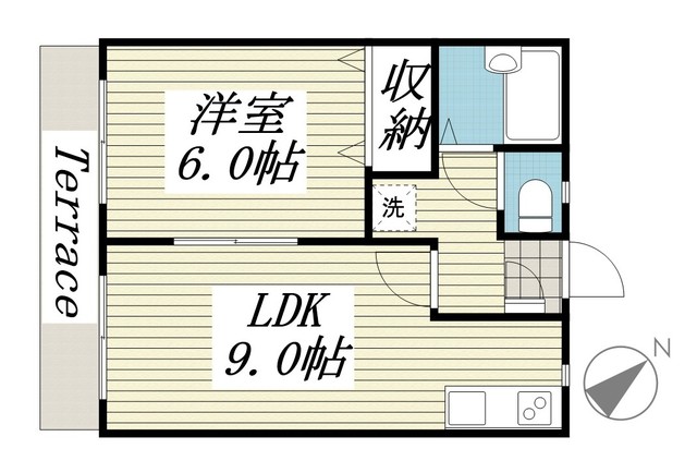 ジュネパレス柏第502の間取り
