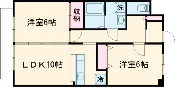 シティパルスギモトⅢの間取り