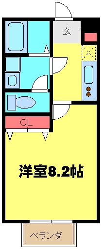 アムール Amicalの間取り